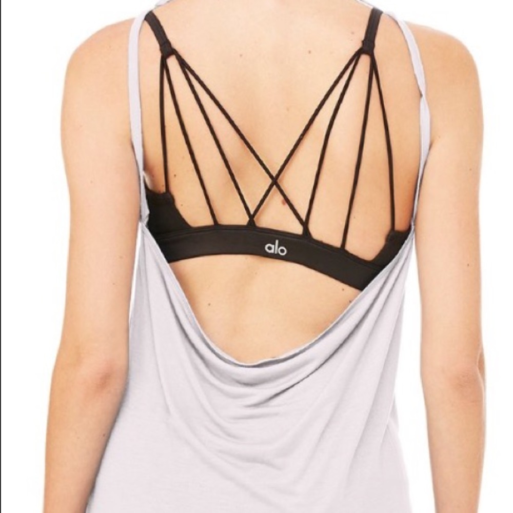 Alo Yoga Zephyr Breath Tank - Always Look Back